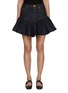 Main View - Click To Enlarge - ZIMMERMANN - Crush Denim Mini Skirt