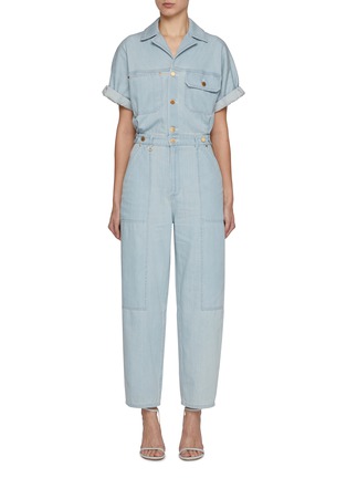 Main View - Click To Enlarge - ZIMMERMANN - Acacia Denim Boilersuit