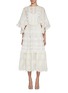 Main View - Click To Enlarge - ZIMMERMANN - Acacia Embroidered Midi Dress