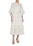 Figure View - Click To Enlarge - ZIMMERMANN - Acacia Embroidered Midi Dress