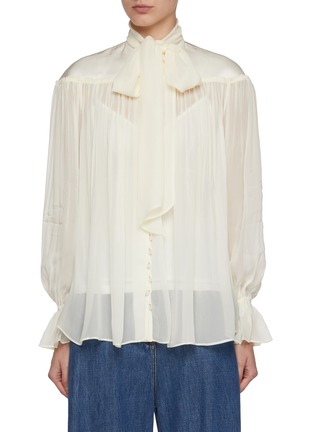 Main View - Click To Enlarge - ZIMMERMANN - Crush Billow Blouse