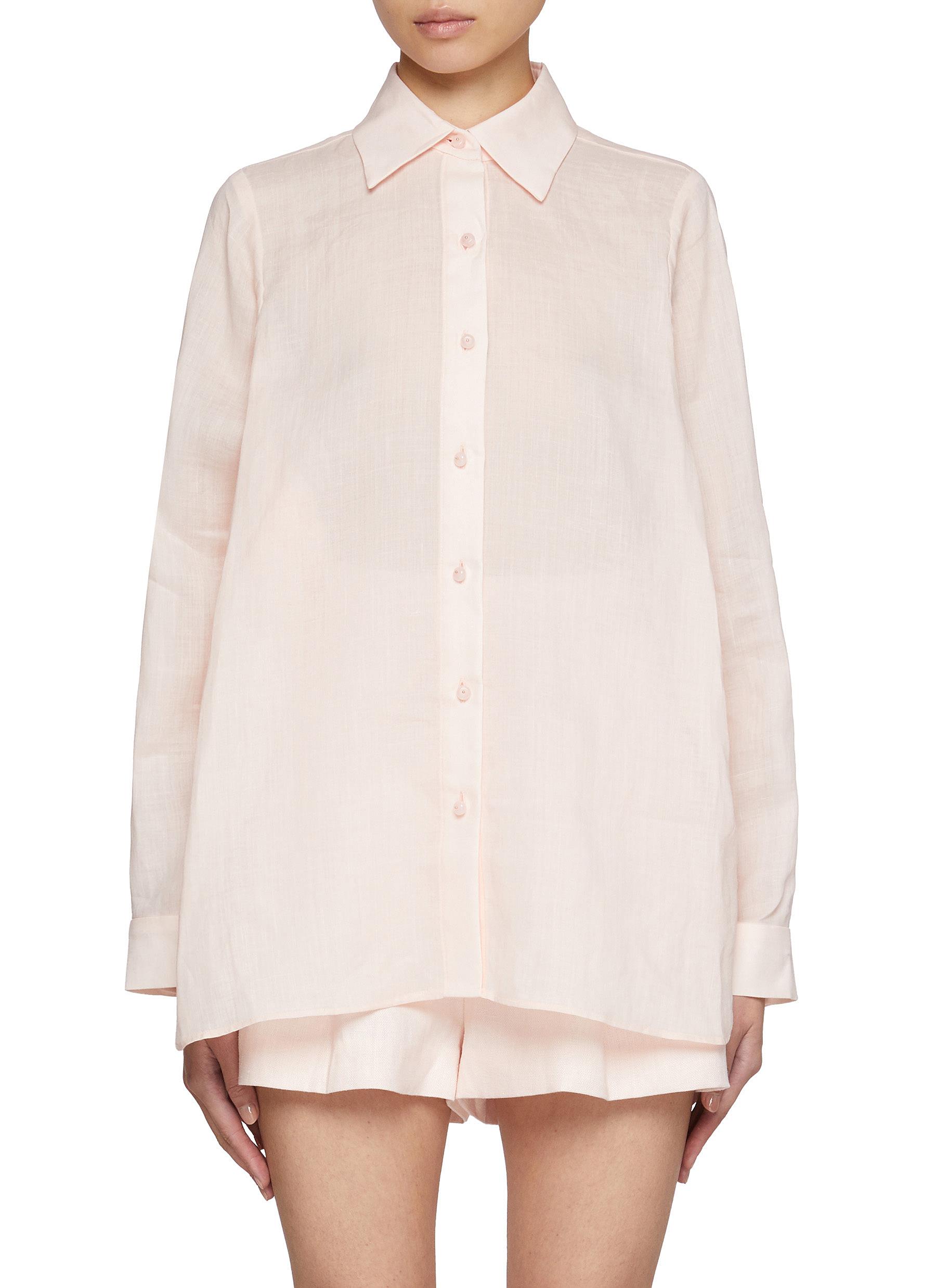 ZIMMERMANN | Crush Oversized Shirt | Women | Lane Crawford ZIMMERMANN | Crush Oversized Shirt | Women | Lane Crawford