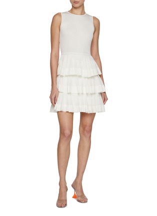 Figure View - Click To Enlarge - ZIMMERMANN - Crush Ruffle Mini Dress