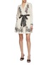 Figure View - Click To Enlarge - ZIMMERMANN - Shirt Linen Mini Dress