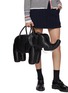 Figure View - Click To Enlarge - THOM BROWNE - Small Elephant Grained Leather Shoulder Bag