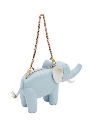 Detail View - Click To Enlarge - THOM BROWNE - Small Elephant Leather Shoulder Bag