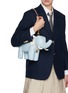 Figure View - Click To Enlarge - THOM BROWNE - Small Elephant Leather Shoulder Bag