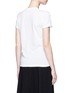 Back View - Click To Enlarge - T BY ALEXANDER WANG - Roll sleeve cotton T-shirt