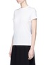 Front View - Click To Enlarge - T BY ALEXANDER WANG - Roll sleeve cotton T-shirt