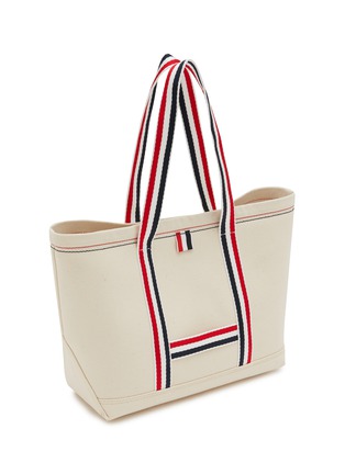 Detail View - Click To Enlarge - THOM BROWNE - Small Tool Cotton Canvas Tote Bag