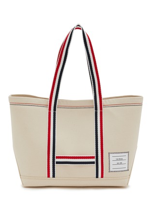 Main View - Click To Enlarge - THOM BROWNE - Small Tool Cotton Canvas Tote Bag