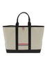 Main View - Click To Enlarge - THOM BROWNE - Medium Tool Cotton Canvas Tote Bag