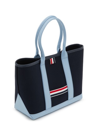 Detail View - Click To Enlarge - THOM BROWNE - Small Tool Interlock Canvas Tote Bag