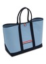 Detail View - Click To Enlarge - THOM BROWNE - Medium Tool Interlock Canvas Tote Bag