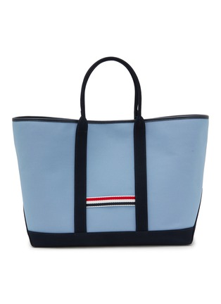 Main View - Click To Enlarge - THOM BROWNE - Medium Tool Interlock Canvas Tote Bag