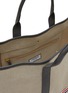 Detail View - Click To Enlarge - THOM BROWNE - Medium Tool Cotton Canvas Tote Bag