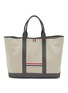 Main View - Click To Enlarge - THOM BROWNE - Medium Tool Cotton Canvas Tote Bag