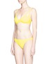 Figure View - Click To Enlarge - ARAKS - 'Elias' asymmetric strap bikini top