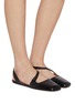 Figure View - Click To Enlarge - MARSÈLL - Quadrangolo Leather Flats