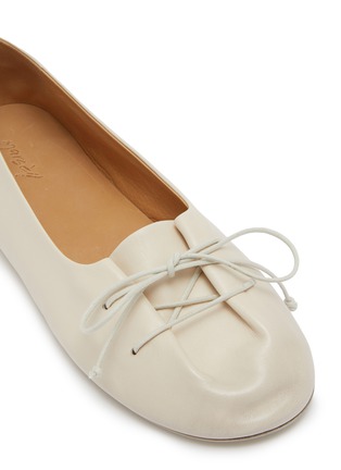 Detail View - Click To Enlarge - MARSÈLL - Girella Leather Ballerina Flats