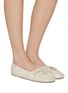 Figure View - Click To Enlarge - MARSÈLL - Girella Leather Ballerina Flats