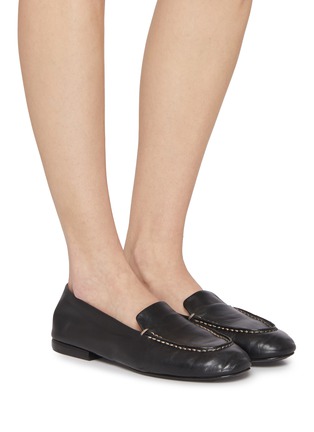 Figure View - Click To Enlarge - MARSÈLL - Mandolo Leather Loafers