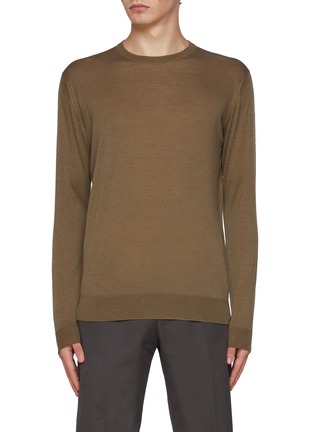 Main View - Click To Enlarge - JOHN SMEDLEY - Darley Cotton T-Shirt