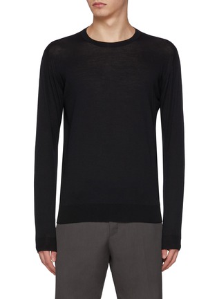 Main View - Click To Enlarge - JOHN SMEDLEY - Darley Cotton T-Shirt