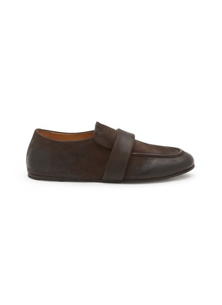 Main View - Click To Enlarge - MARSÈLL - Steccoblocco Leather Mocassino Loafers