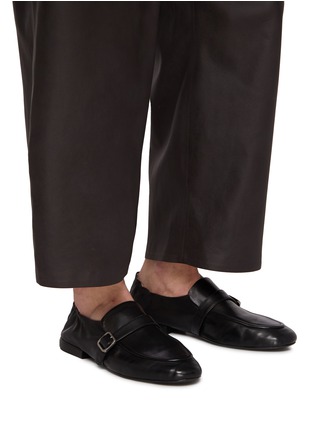 Figure View - Click To Enlarge - MARSÈLL - Mandolo Leather Mocassino Loafers