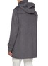 Back View - Click To Enlarge - HERNO - Hooded Wool Cashmere Coat