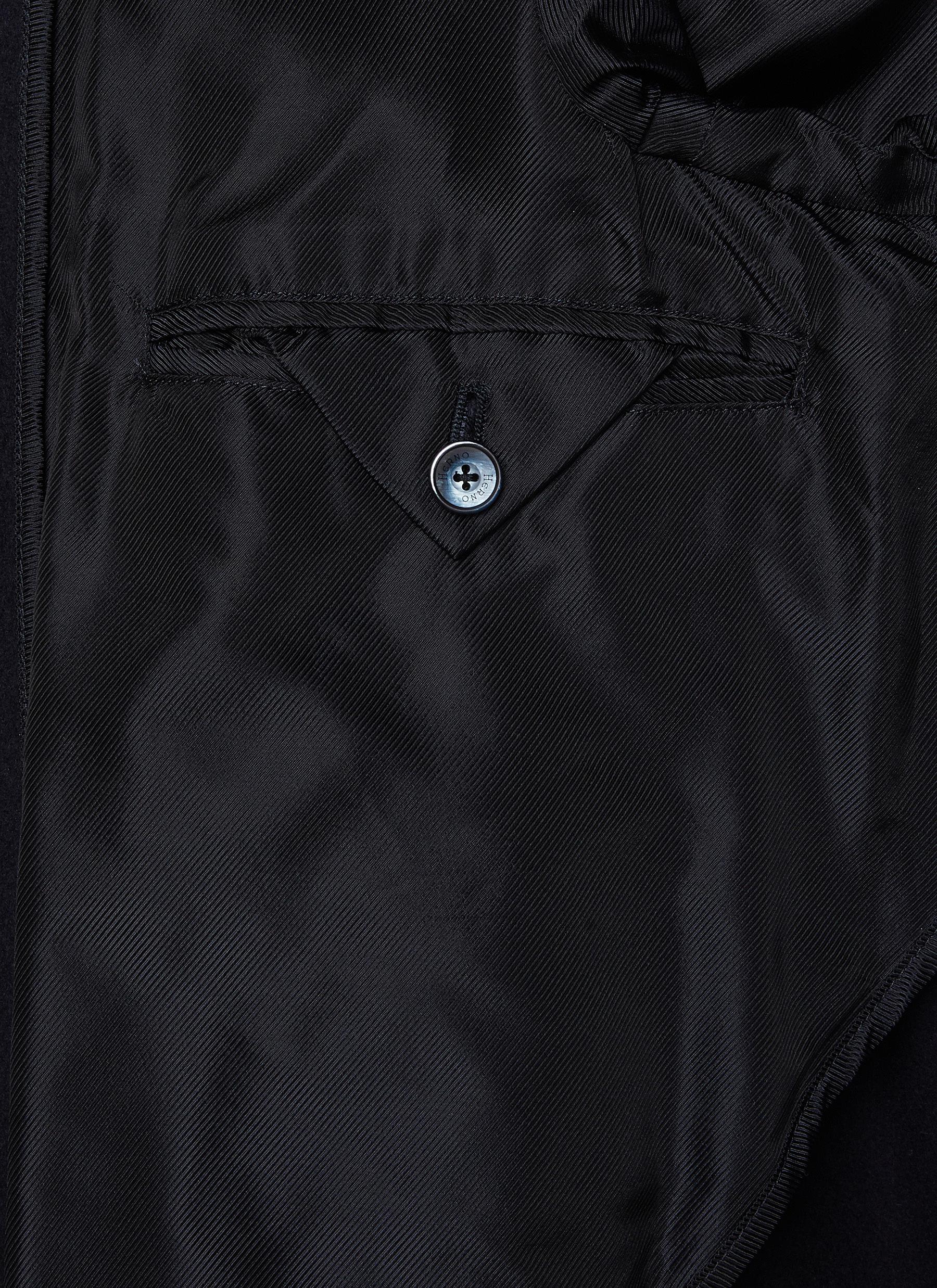 Button Up Water Resist Cashmere Coat - Thumbnail 5