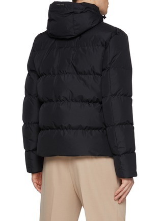 Back View - Click To Enlarge - HERNO - Laminar Hooded Puffer Jacket