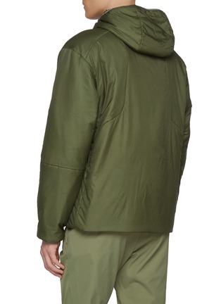 Back View - Click To Enlarge - HERNO - Zip Up Ultralight Hooded Proof Nylon Jacket