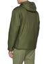 Back View - Click To Enlarge - HERNO - Zip Up Ultralight Hooded Proof Nylon Jacket