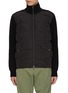 Main View - Click To Enlarge - HERNO - Zip up Wool Paneled Poly Jacket