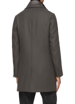 Back View - Click To Enlarge - HERNO - Detachable Bib Single Breasted Coat