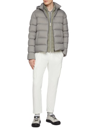 Figure View - Click To Enlarge - HERNO - Hooded Puffer Jacket