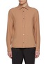 Main View - Click To Enlarge - HERNO - Point collar Virgin Wool Blend Shirt