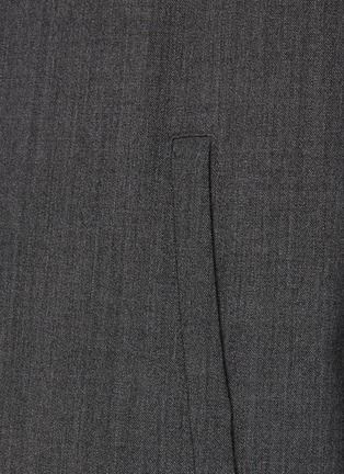  - HERNO - Point collar Pocket Virgin Wool Blend Shirt