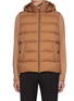 Main View - Click To Enlarge - HERNO - Stand Collar Hooded Puffer Vest