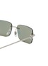 Detail View - Click To Enlarge - GUCCI - Metal Rectangular Sunglasses