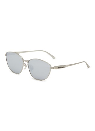 Main View - Click To Enlarge - BALENCIAGA - Metal Rectangular Sunglasses