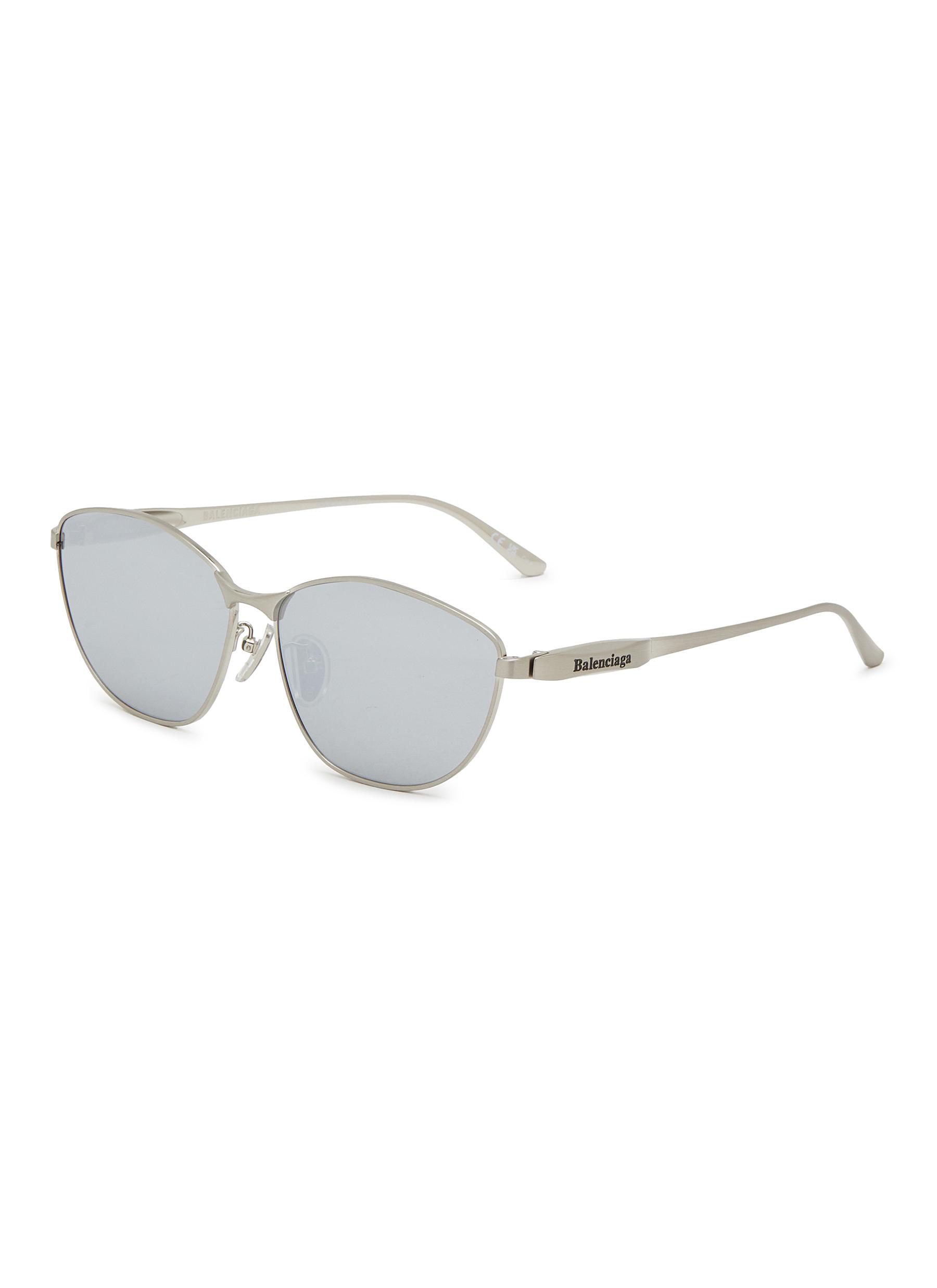 BALENCIAGA | Metal Rectangular Sunglasses | Men | Lane Crawford