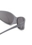 Detail View - Click To Enlarge - BALENCIAGA - Aluminum Cat Eye Sunglasses