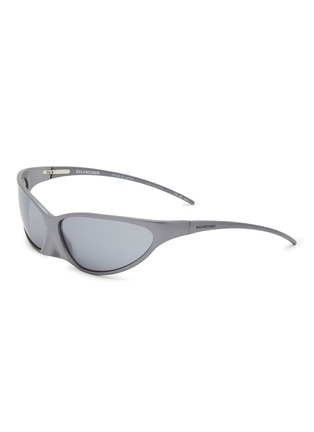 Main View - Click To Enlarge - BALENCIAGA - Aluminum Cat Eye Sunglasses