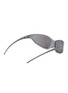 Figure View - Click To Enlarge - BALENCIAGA - Aluminum Cat Eye Sunglasses