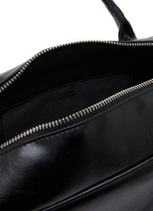 Detail View - Click To Enlarge - FINDKAPOOR - Heart Double 37 Crinkled Leather Bag