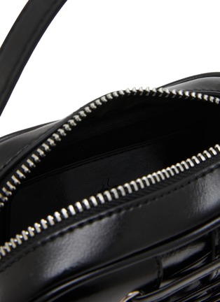 Detail View - Click To Enlarge - FINDKAPOOR - Ribbon Tie Heart Leather Bag