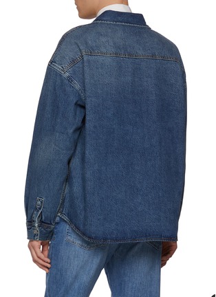 Back View - Click To Enlarge - FRAME - Relaxed Double Pocket Denim Shirt